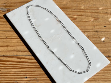 Paper Clip Stacking Chain in Sterling Silver