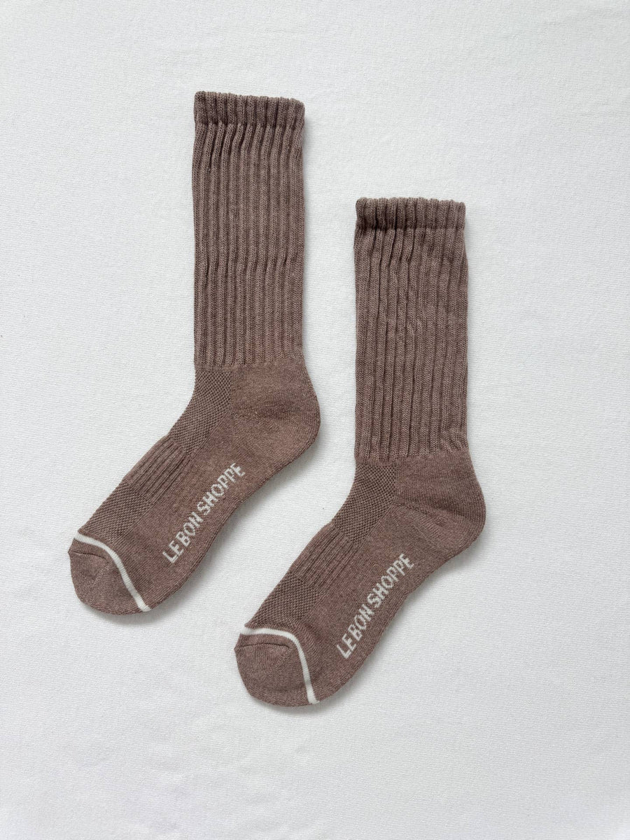 Ballet Socks in Mocha Mousse