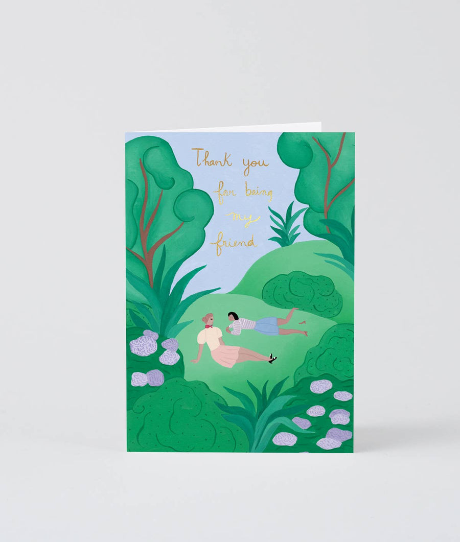 'thank You For Being My Friend' Greetings Card