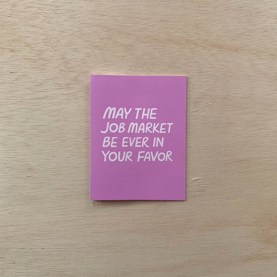 Job Market Card