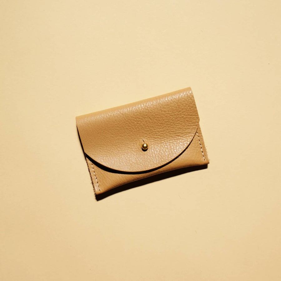 Tan Leather Card Holder