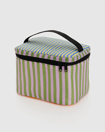 Puffy Lunch Bag in Hotel Stripe