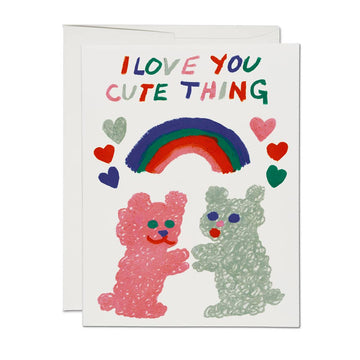 Cute Thing Love Greeting Card