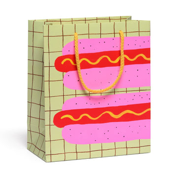 Neon Hot Dog Medium Gift Bag