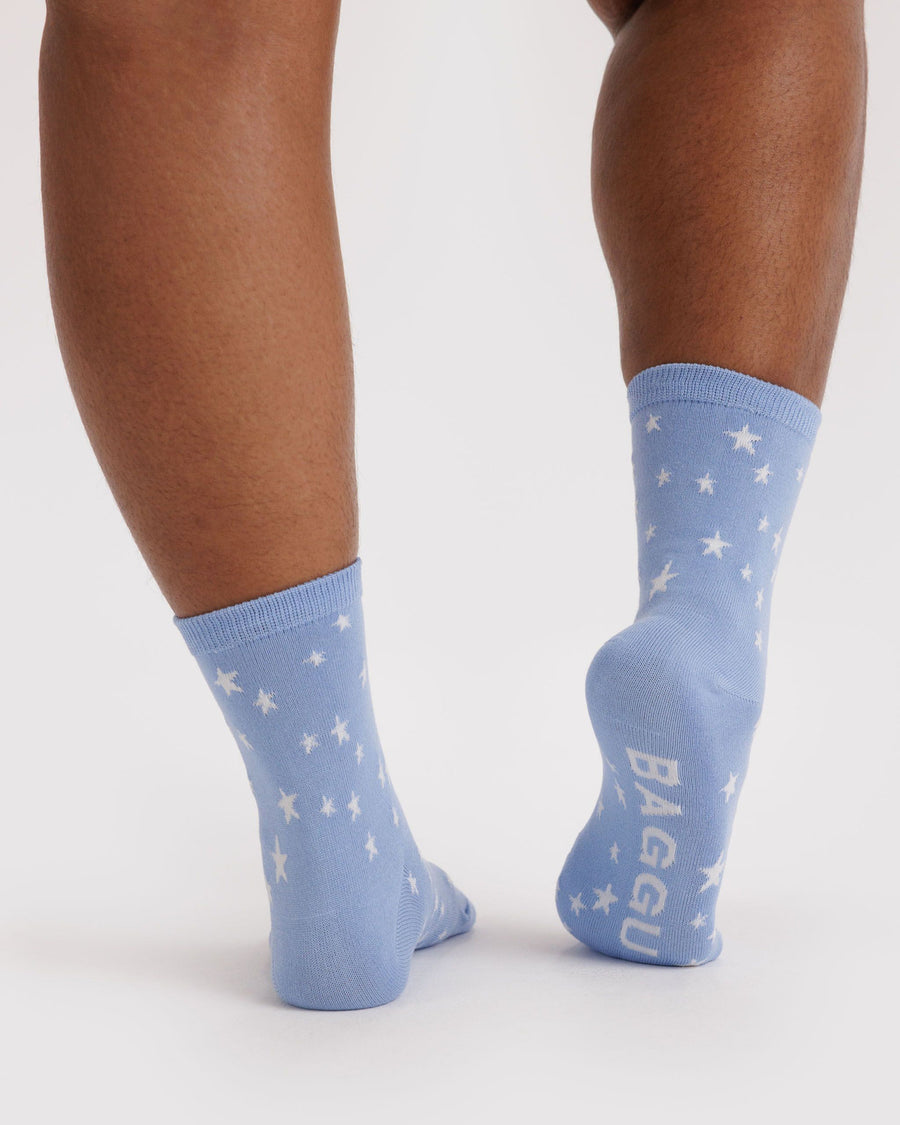 Crew Sock in Blue Star