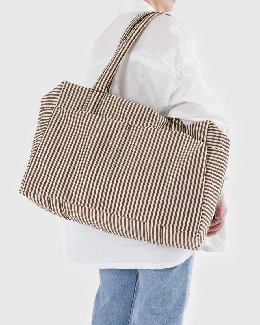 Cloud Carry-on Bag in Brown Stripe