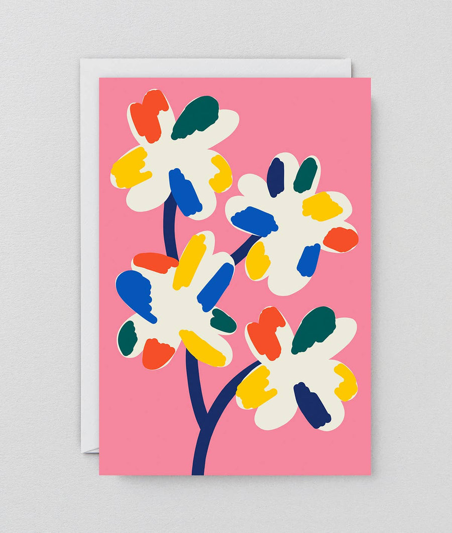 'four Flowers' Art Card