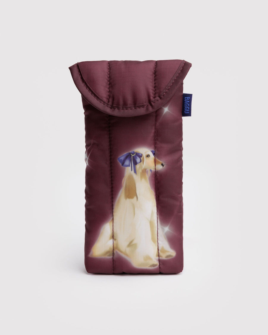 Puffy Glasses Sleeve in Fancy Dogs