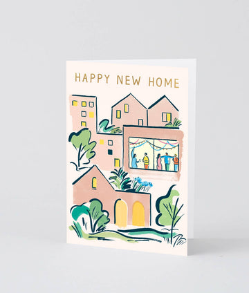 ‘Happy New Home Party’ Greetings Card