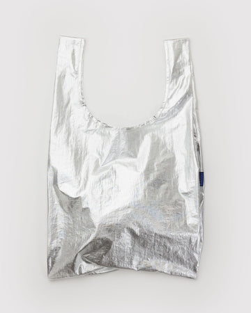 Standard Baggu in Chrome Metallic