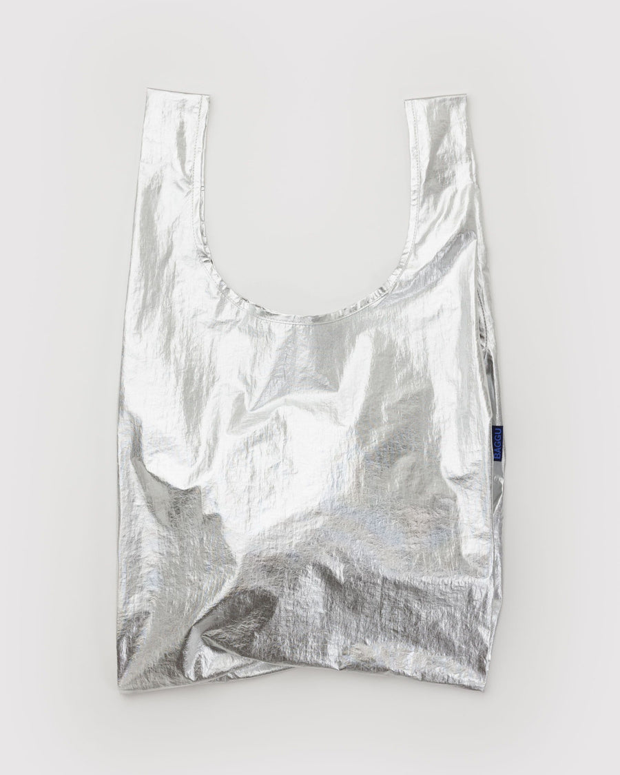 Standard Baggu in Chrome Metallic
