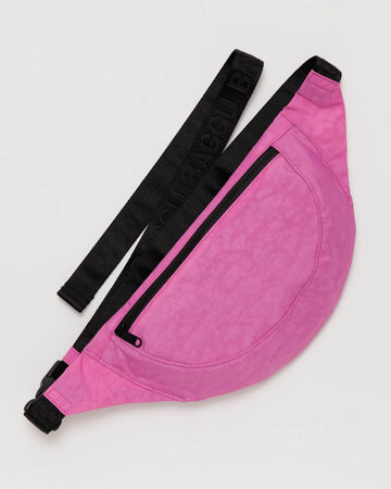Crescent Fanny Pack in Extra Pink