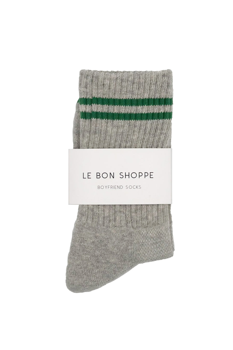 Boyfriend Socks in Lt. Grey