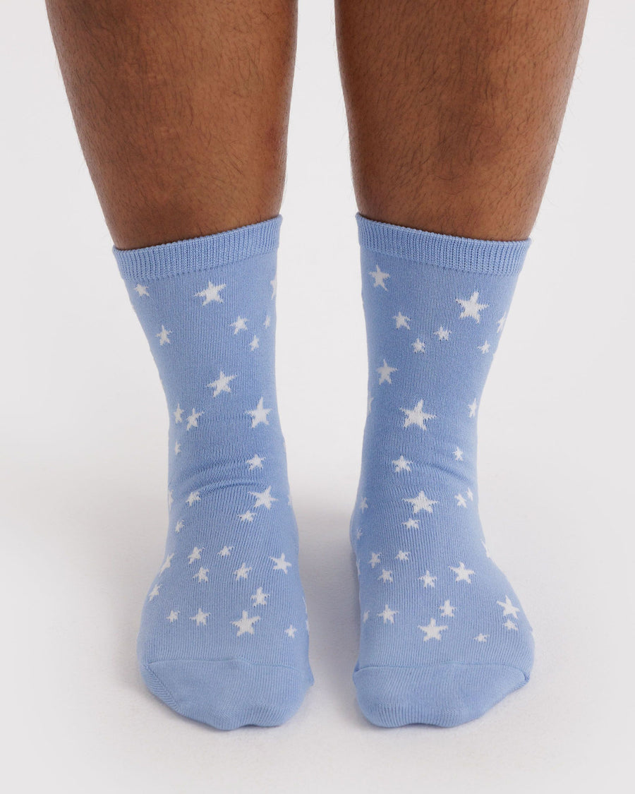Crew Sock in Blue Star