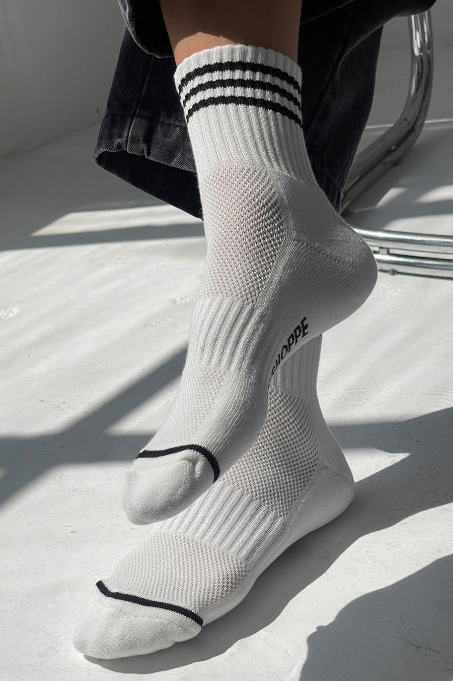 Girlfriend Socks in White