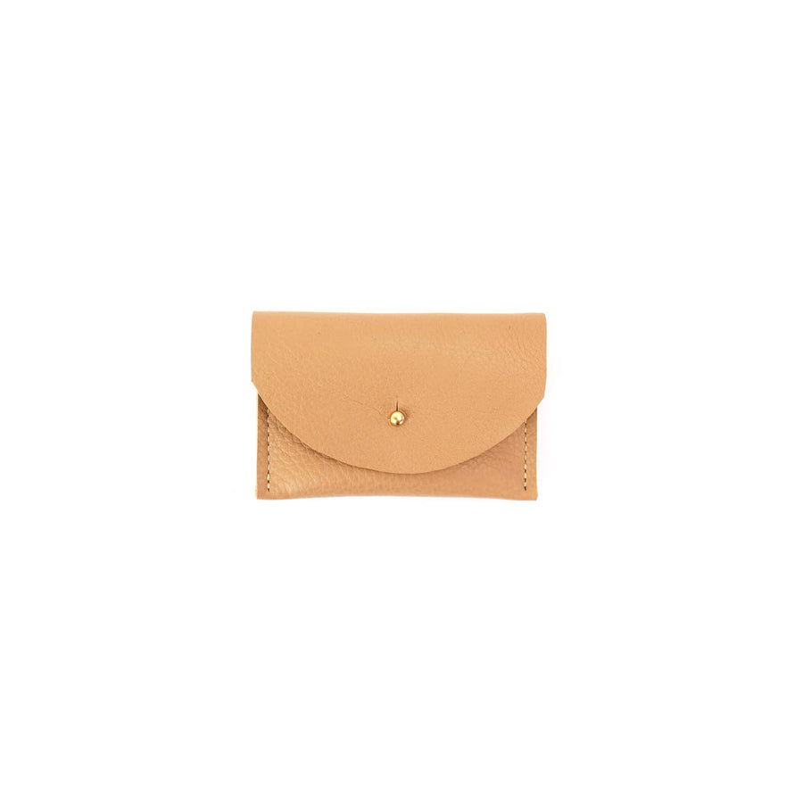 Tan Leather Card Holder