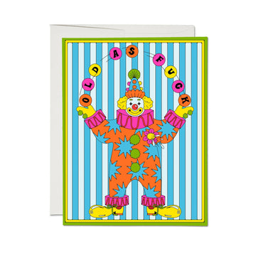 Old AF Clown Greeting Card