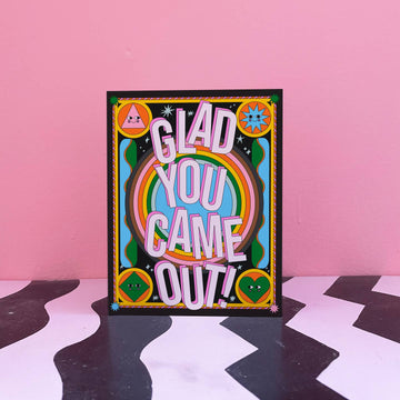 Glad You Came Out Card - Banned from Target