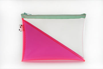 Pink & Clear Vinyl Pouch