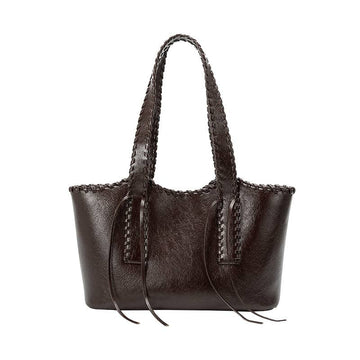 Phoebe Espresso Recycled Vegan Shoulder Bag