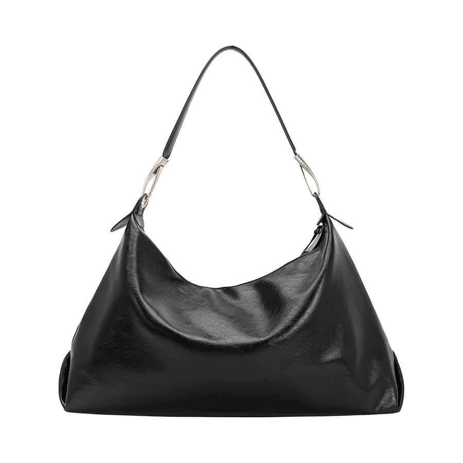 Charlie Black Recycled Vegan Shoulder Bag