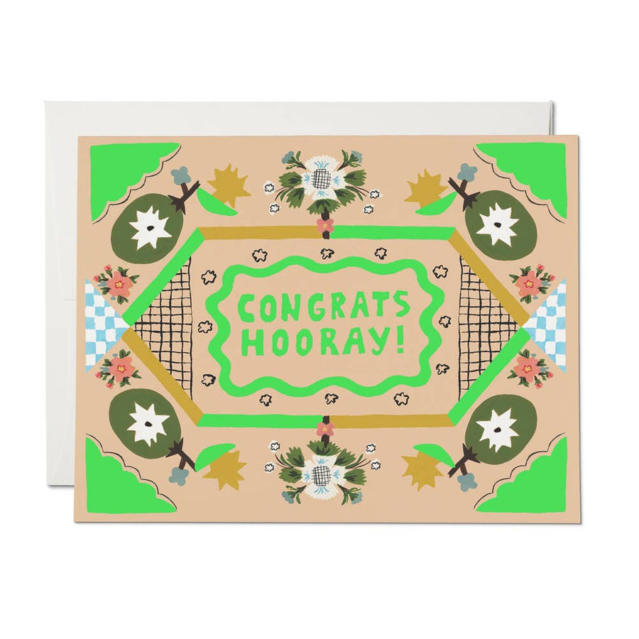 Congrats Hooray Greeting Card