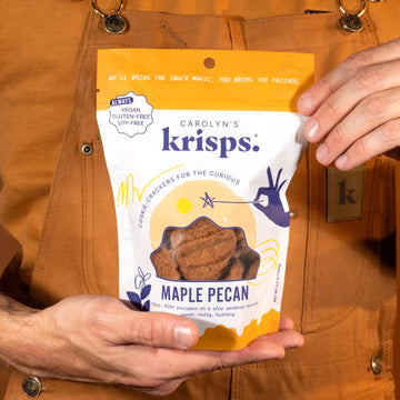 Maple Pecan Krisps Cookie Crackers