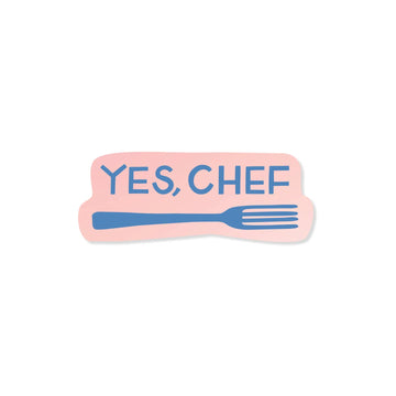 Yes, Chef - Vinyl Sticker