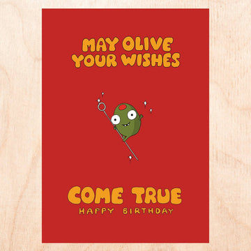 Olive Your Wishes Card