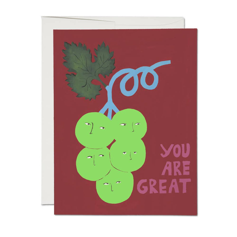 Great Grapes Friendship Greeting Card