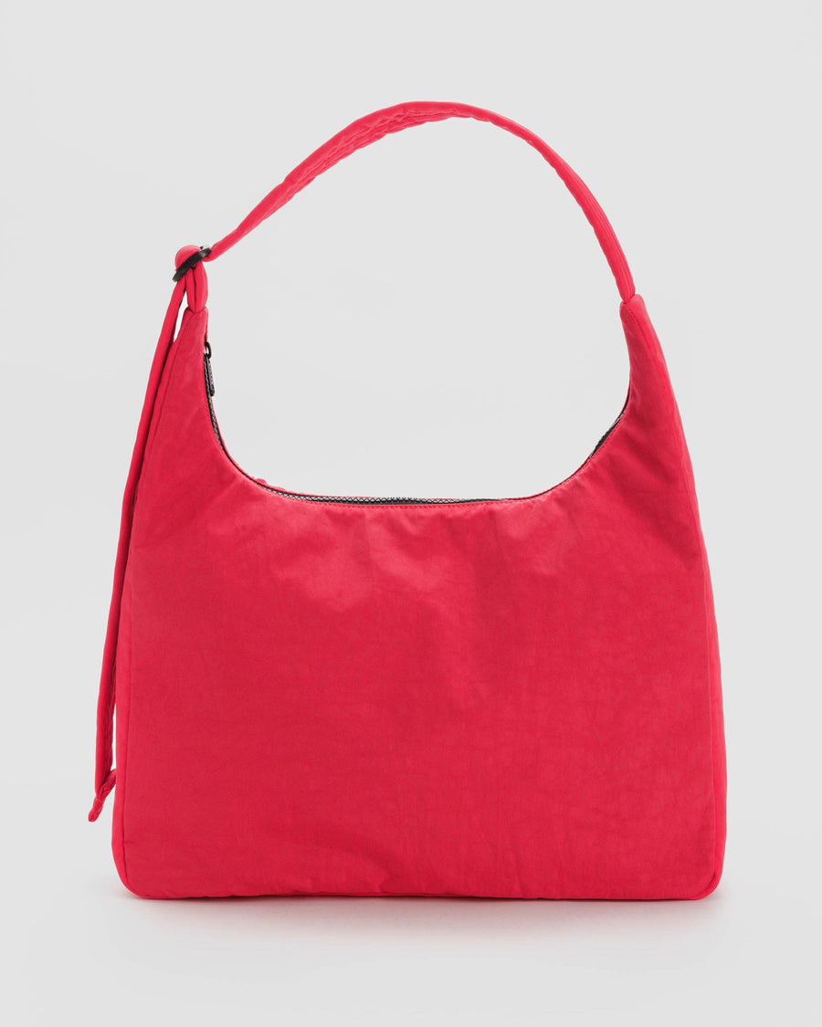 Nylon Shoulder Bag in Candy Apple