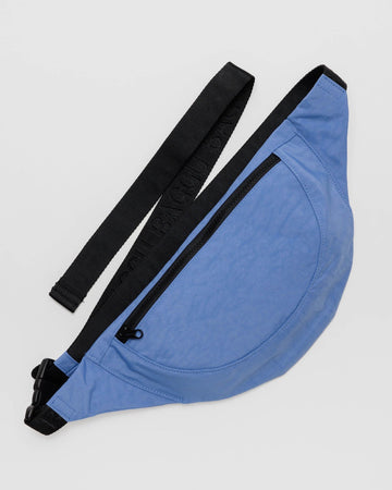 Crescent Fanny Pack in Pansy Blue