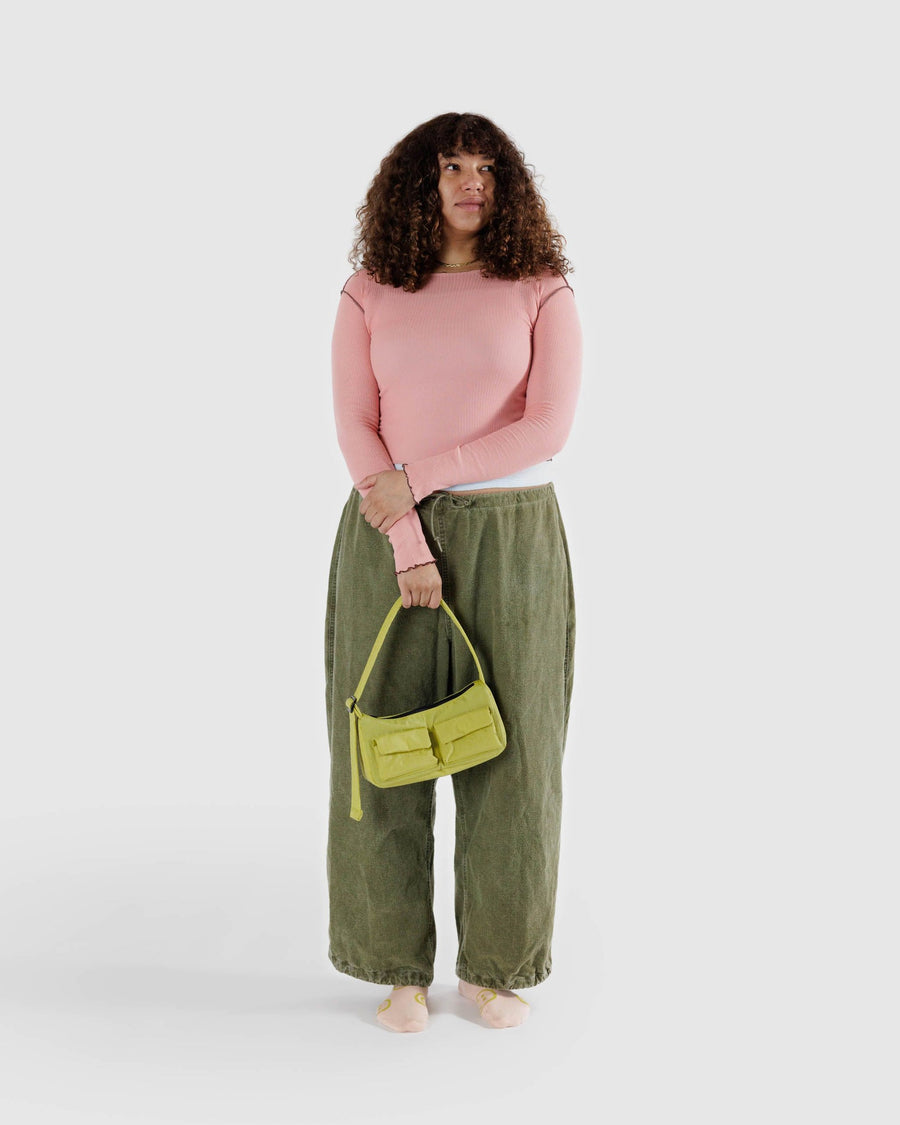 Cargo Shoulder Bag in Lemongrass