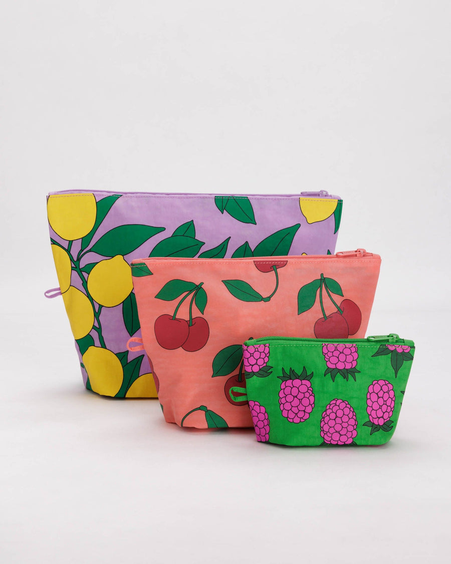 Go Pouch Set in Sunshine Fruit
