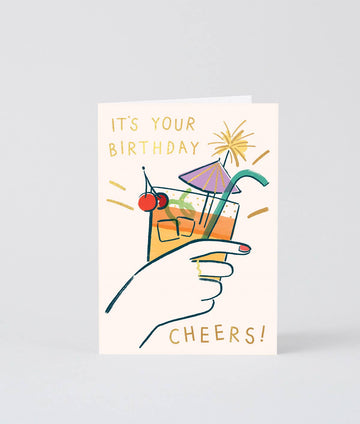 ‘It's Your Birthday Cheers’ Greetings Card