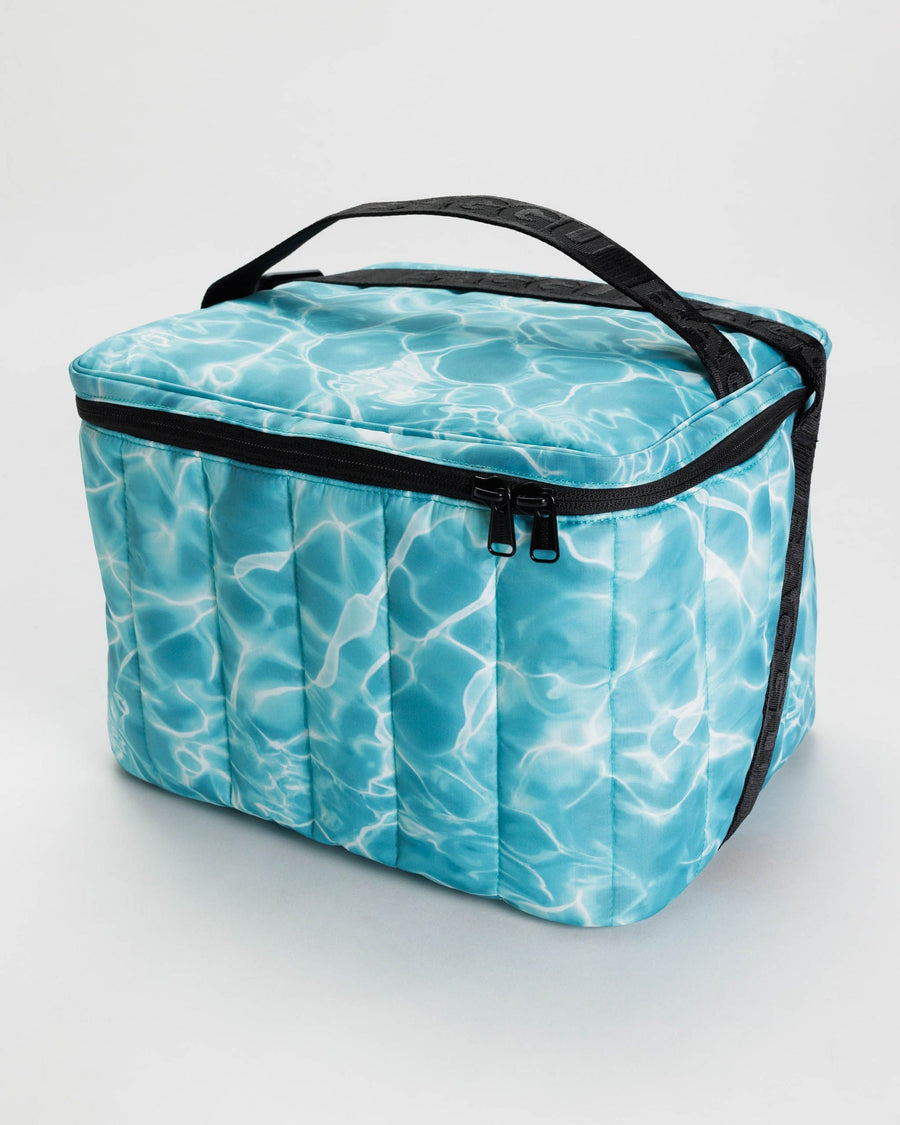 Puffy Cooler Bag in Pool