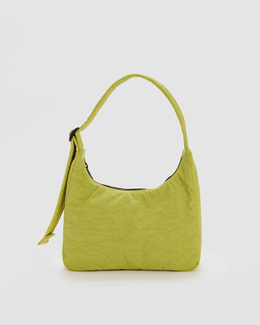 Mini Nylon Shoulder Bag in Lemongrass