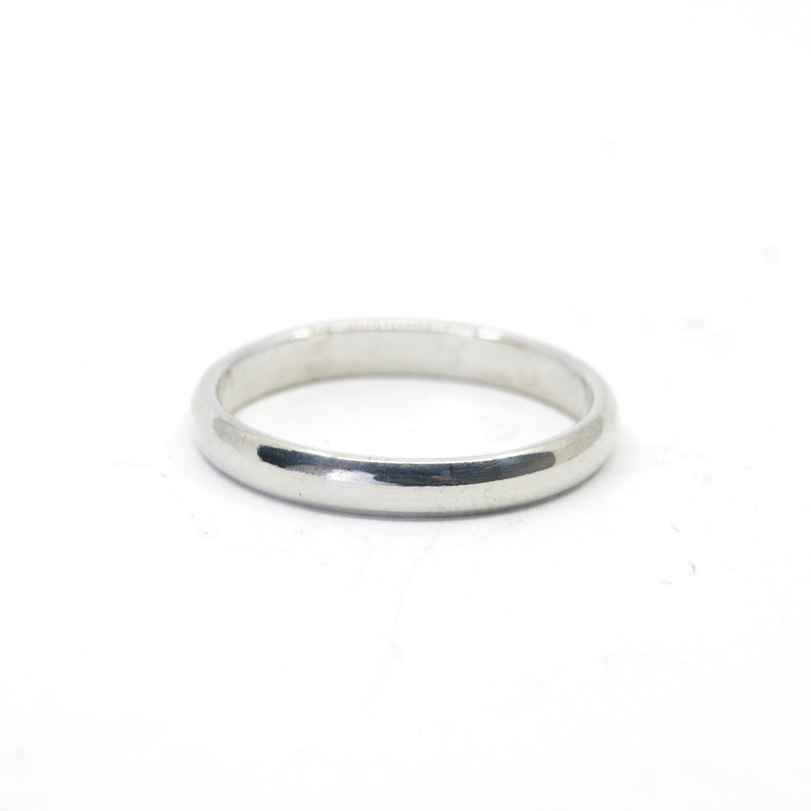 Thick Half Round Stacking Ring in Gold Filled or Silver