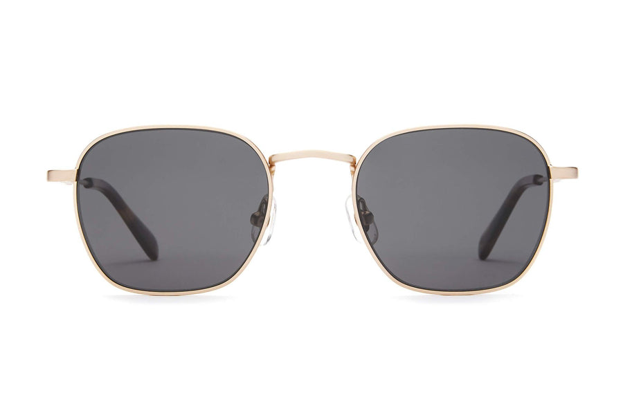 The Groove Pilot in Brushed Gold Bio & Dark Tortoise / Polarized Grey