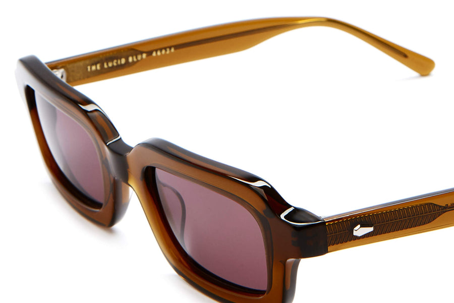 The LUCID BLUR Sunglasses in Crystal Hemp Bio