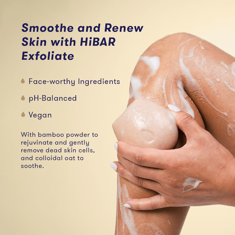 Exfoliate Sea Salt + Teakwood Soap-Free Body Wash Bar