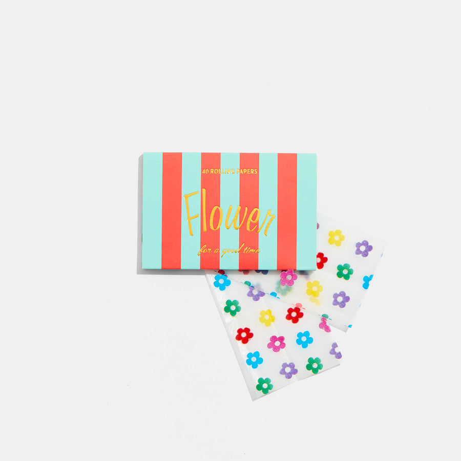 Flower Rolling Papers in Rainbow