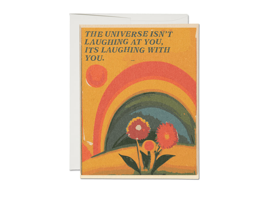 Universe Laughs Card