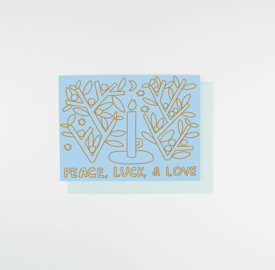 Peace, Luck, and Love Card