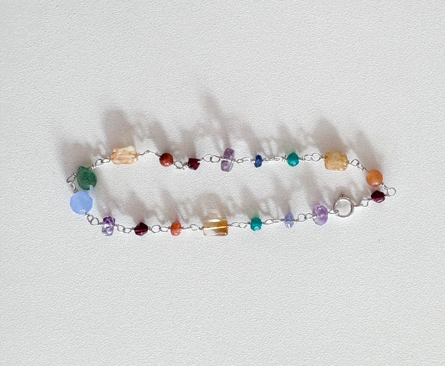 Mini Candy Rainbow Chain Bracelet