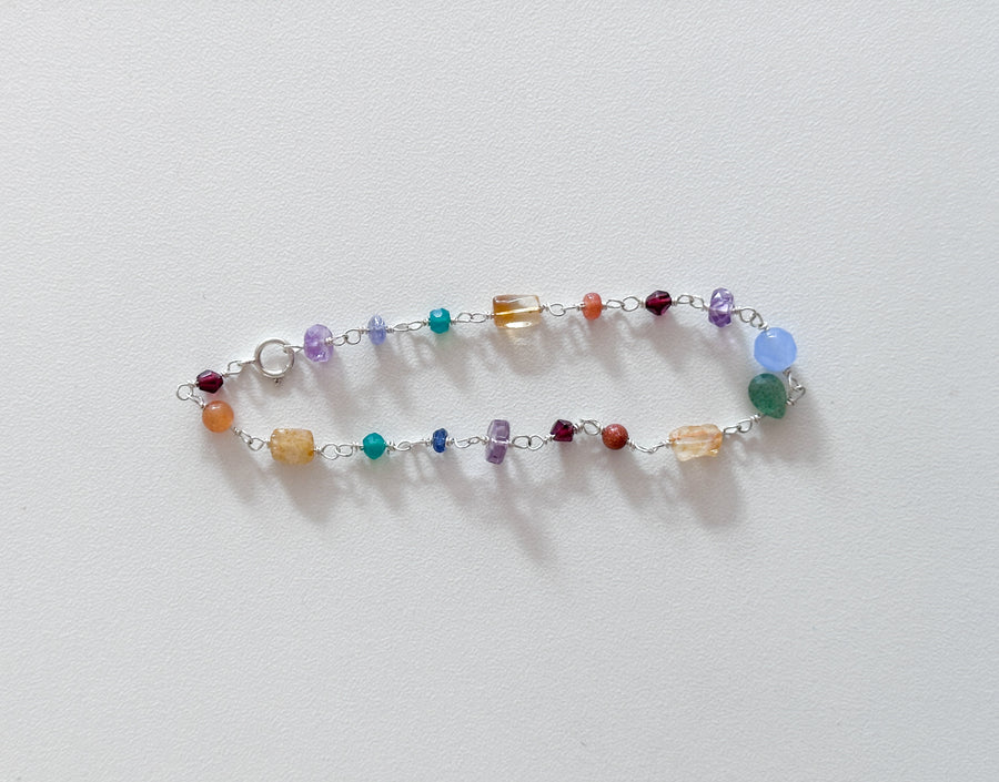 Mini Candy Rainbow Chain Bracelet