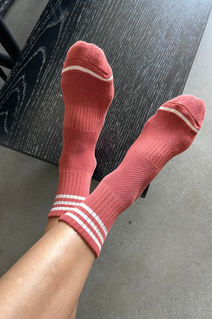 Girlfriend Socks in Terracotta