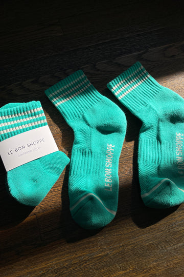 Girlfriend Socks in Emerald
