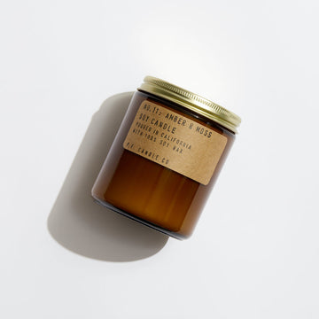 Amber & Moss Candle