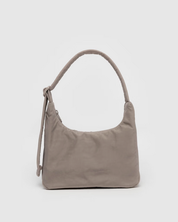 Mini Nylon Shoulder Bag in Dove